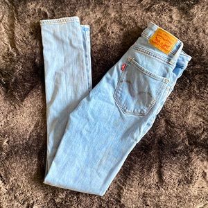 Levi’s high rise skinny jeans